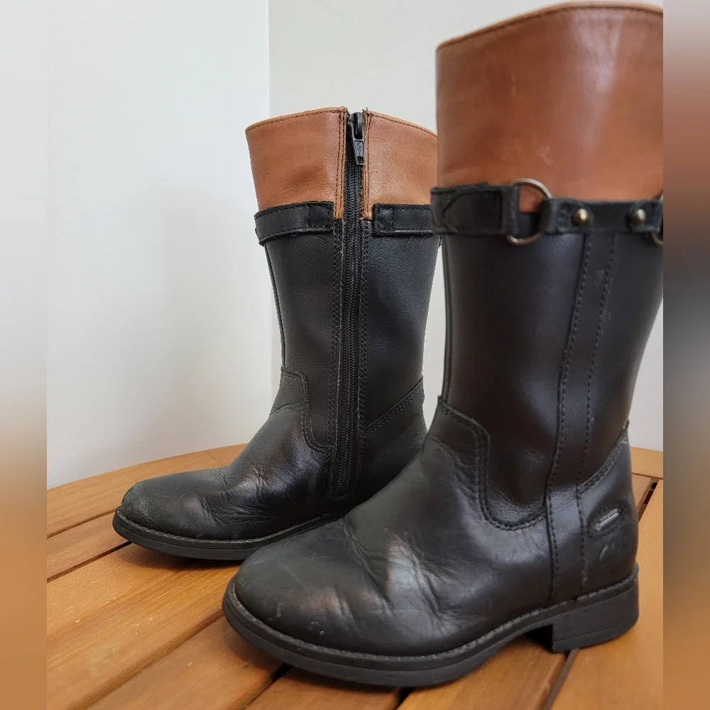 Clarks Toddler Gore‎ Tex Knee Length Riding Boots SamiMa 8.5